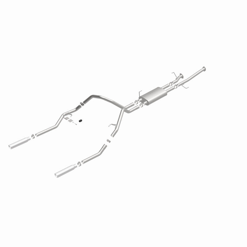 MagnaFlow 14 Toyota Tundra V8 4.6L/5.7L Stainless Cat Back Exhaust Dual Split Rear Exit.