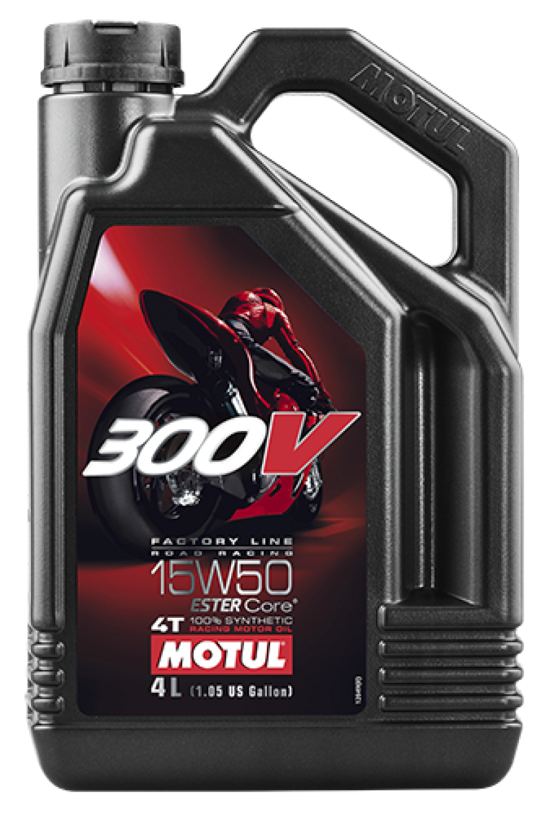 Motul 4L Factory Line Road Racing 300V 15W50.