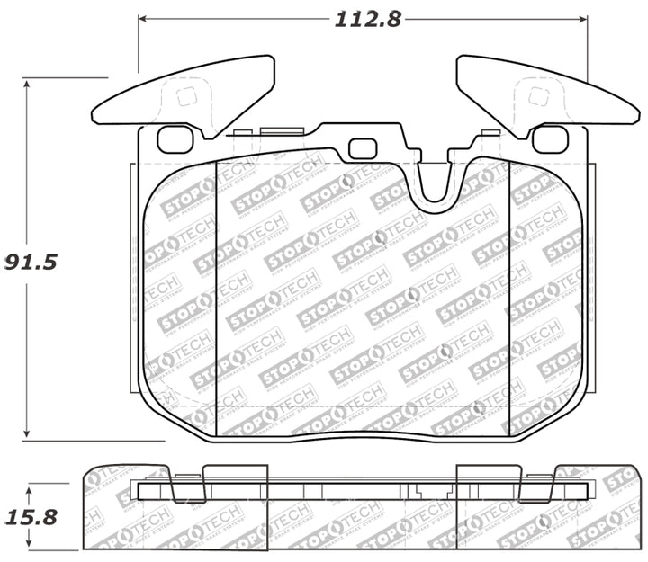 StopTech Performance Brake Pads.