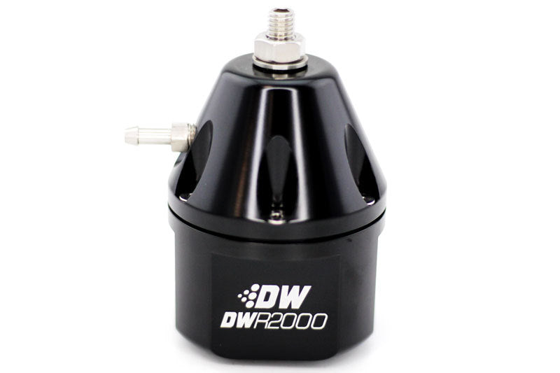 DeatschWerks DWR2000 Adjustable Fuel Pressure Regulator - Black.