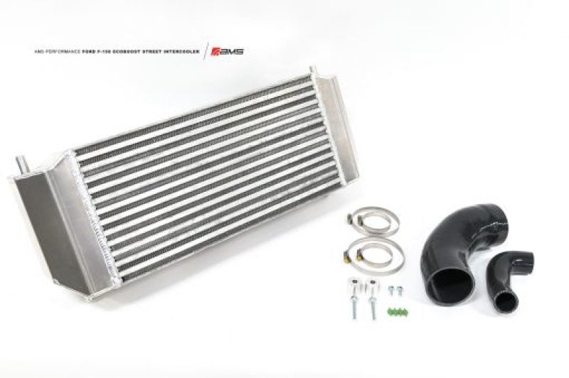 AMS Performance 2015+ Ford F-150 2.7L/3.5L / 17-19 Ford Raptor 3.5L 5.5in Thick Intercooler Upgrade.
