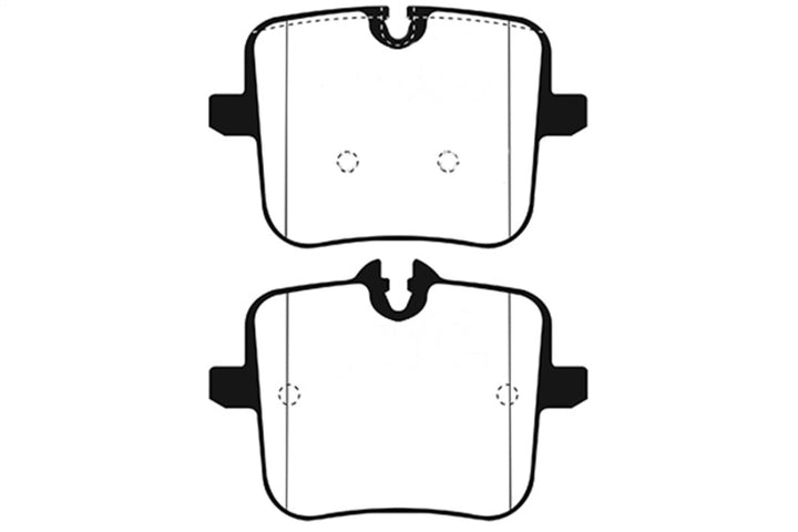 EBC 2018+ BMW M5 4.4TT (F90) Yellowstuff Rear Brake Pads.