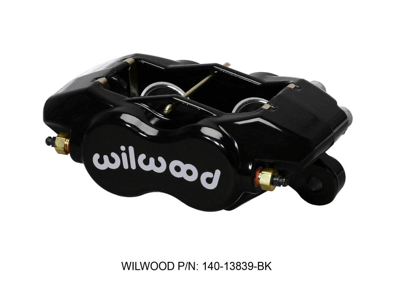 Wilwood Caliper-Forged DynaliteI-Black 1.38in Pistons .81in Disc.