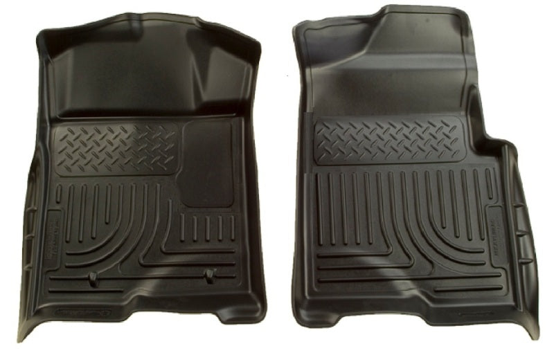 Husky Liners 09-12 Ford F-150 Regular/Super/Super Crew Cab WeatherBeater Black Floor Liners.