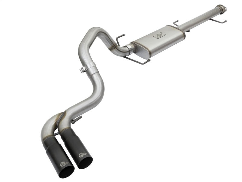 aFe Rebel Series 3in Stainless Steel Cat-Back Exhaust System w/Black Tips 07-14 Toyota FJ Cruiser.