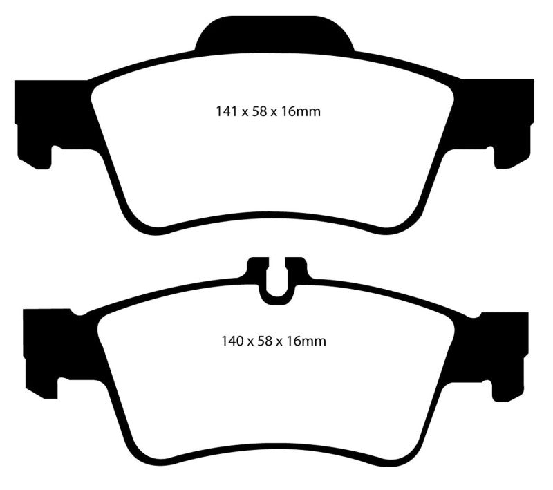 EBC 04-06 Mercedes-Benz CL500 5.0 Yellowstuff Rear Brake Pads.