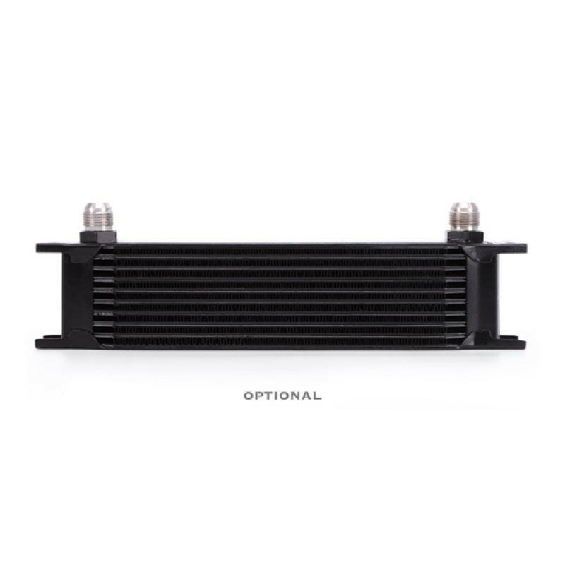 Mishimoto Universal 10 Row Oil Cooler Kit (Metal Braided Lines).