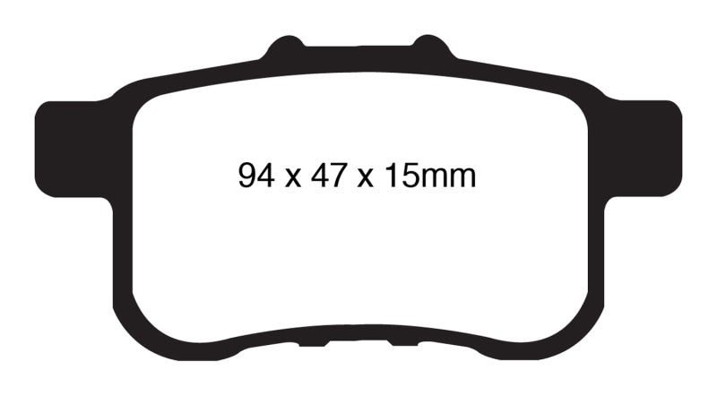 EBC 09-14 Acura TSX 2.4 Greenstuff Rear Brake Pads.