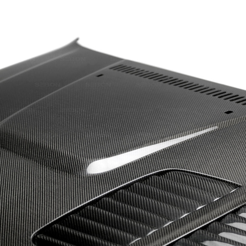 Seibon 08-11 BMW 1 Series (E81/E82) 2DR/HB GTR-Style Carbon Fiber Hood.