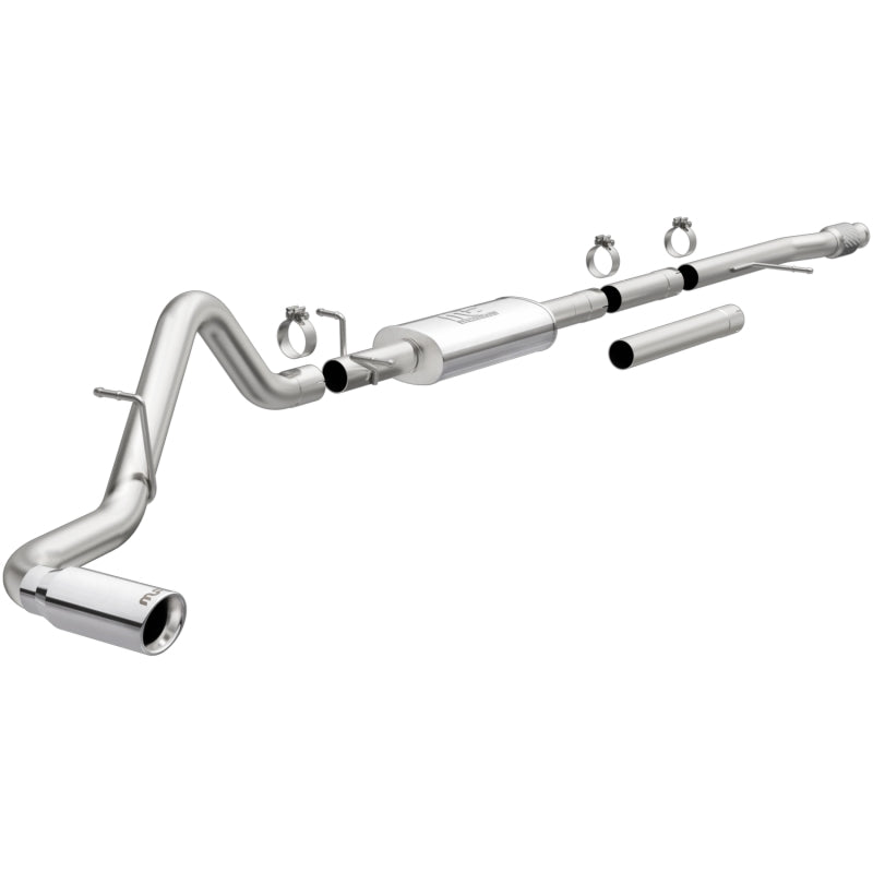 MagnaFlow 2019 Chevy Silverado 1500 V8 5.3L / V6 4.3L Street Series Cat-Back Exhaust w/ Polished Tip.