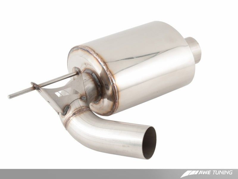 AWE Tuning BMW F3X 335i/435i Touring Edition Axle-Back Exhaust - Chrome Silver Tips (102mm).