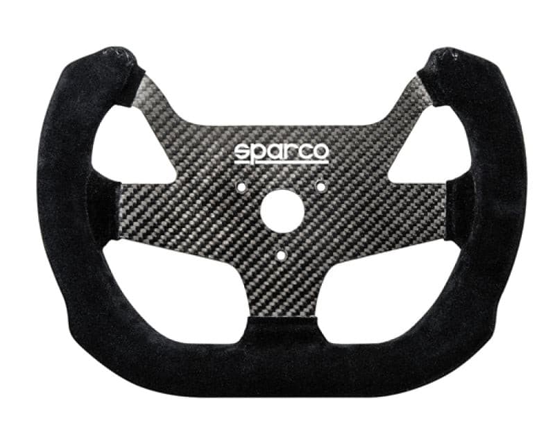 Sparco Steering Wheel F10C Carbon Suede Black.