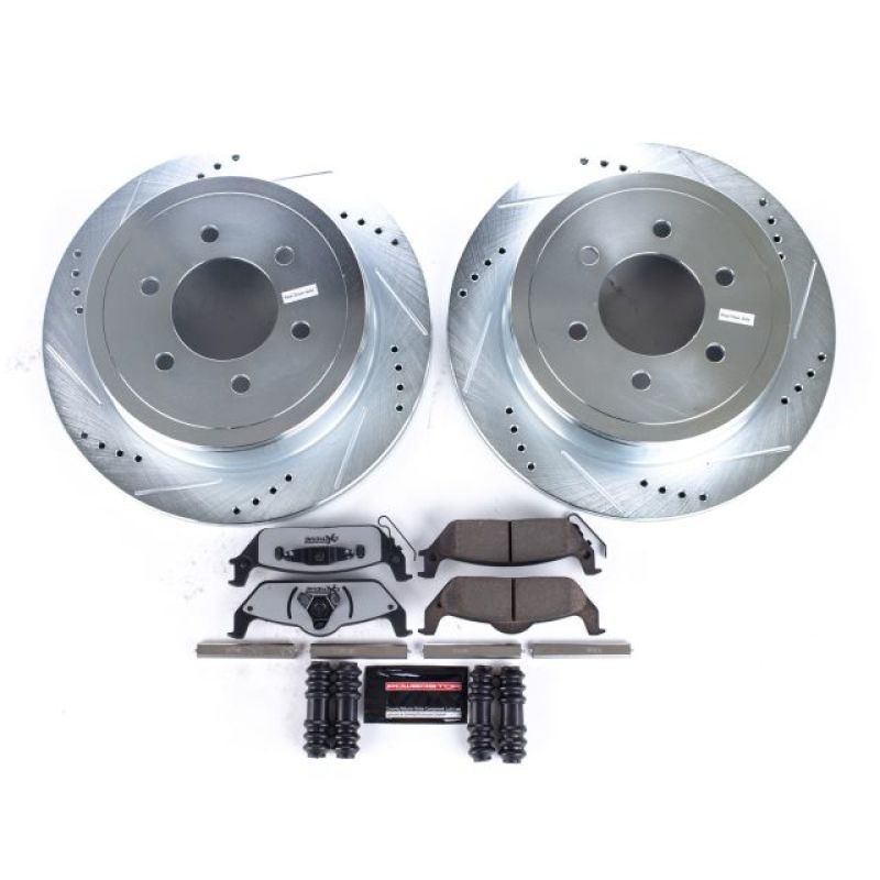 Power Stop 04-11 Ford F-150 Rear Z36 Truck & Tow Brake Kit.