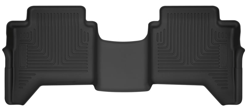 Husky Liners 2019 Ford Ranger SuperCrew Cab X-Act Contour Black Floor Liners (2nd Row).