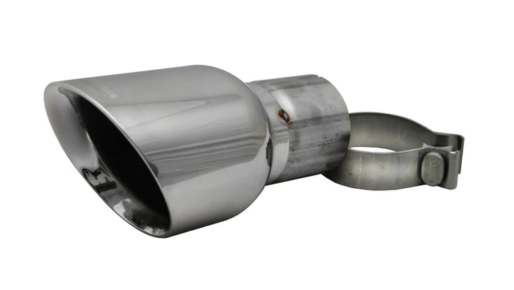 Corsa Single Universal 3.0in Inlet / 4.5in Outlet Polished Pro-Series Tip Kit.