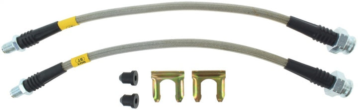 StopTech 89-98 Nissan 240SX (300ZX Upgrade) Rear Stainless Steel Brake Lines.