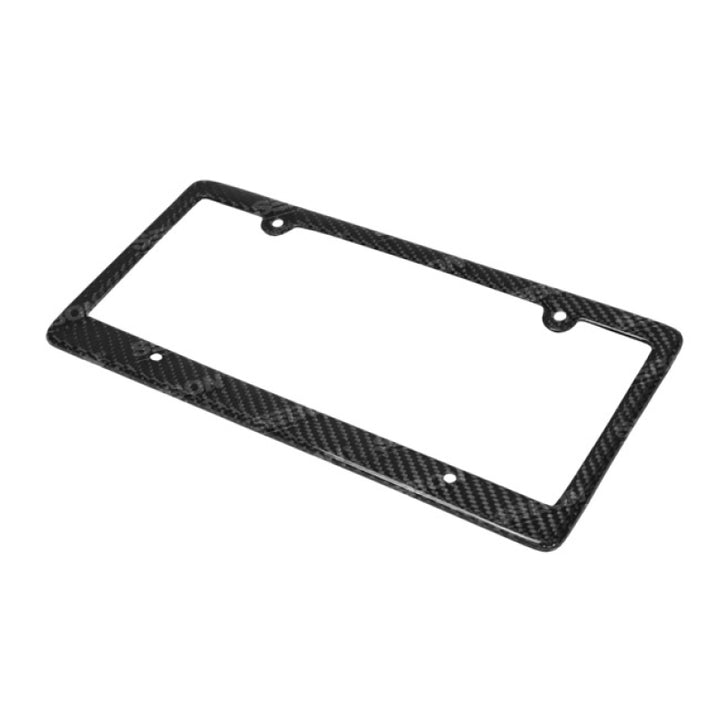 Seibon Carbon Fiber License Plate Frame (4 holes).