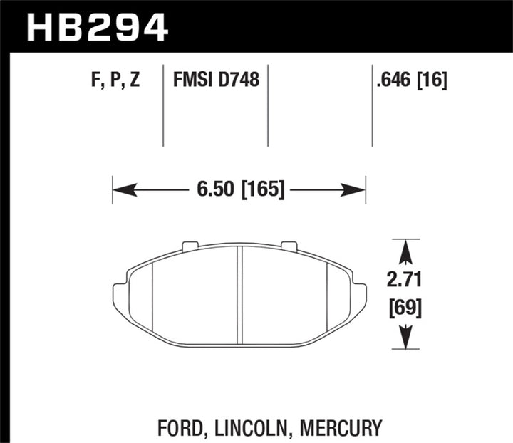 Hawk HPS Street Brake Pads.