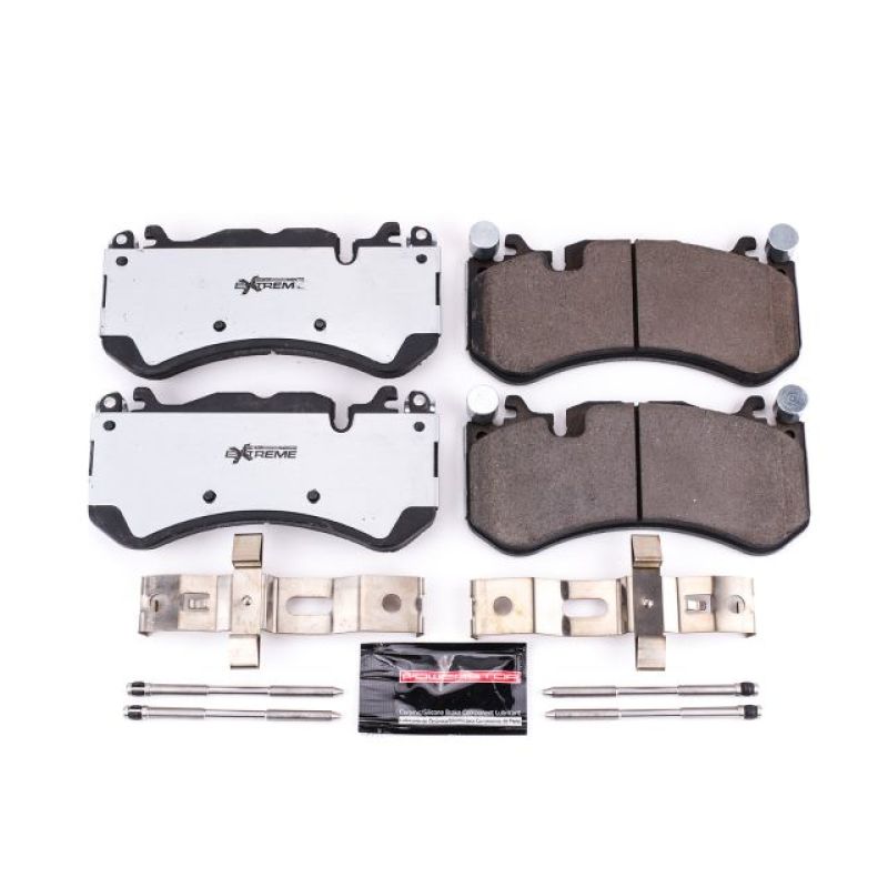 Power Stop 14-18 Audi RS7 Front Z26 Extreme Street Brake Pads w/Hardware.