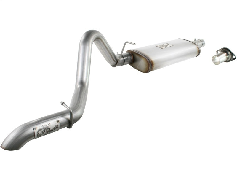 aFe MACHForce XP Exhausts Cat-Back SS-409 EXH Jeep Wrangler TJ 97-06 I6-4.0L HT - 2.5 In..