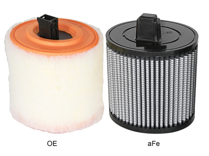 aFe MagnumFLOW Air Filters OER Pro Dry S A/F 16-17 Cadillac ATS-V V6-3.6L (tt).