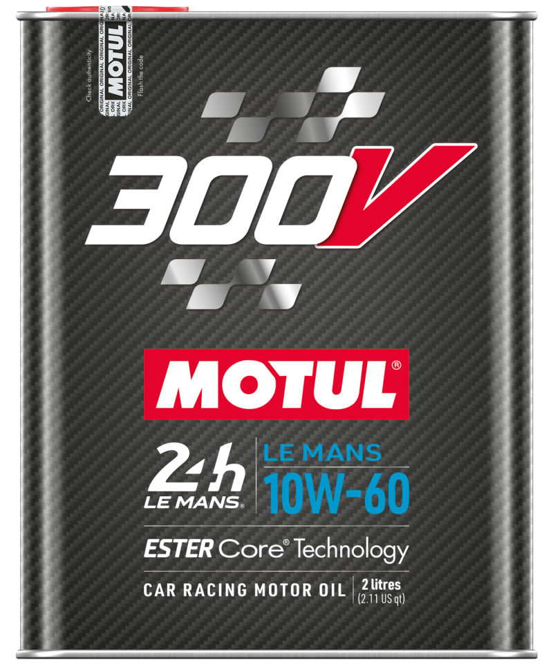 Motul 2L Synthetic-ester Racing Oil 300V Le Mans 10W60 10x2L.