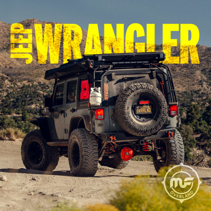 MagnaFlow 12-18 Jeep Wrangler 2.5in Overland Series Cat-Back Exhaust.