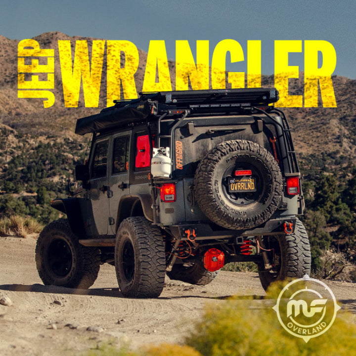 MagnaFlow 12-18 Jeep Wrangler 2.5in Overland Series Cat-Back Exhaust.