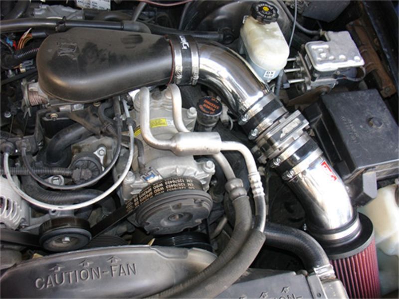 Injen 94-04 S10 Sonoma Jimmy Blazer 4.3L V6 Wrinkle Black Power-Flow Air Intake System.