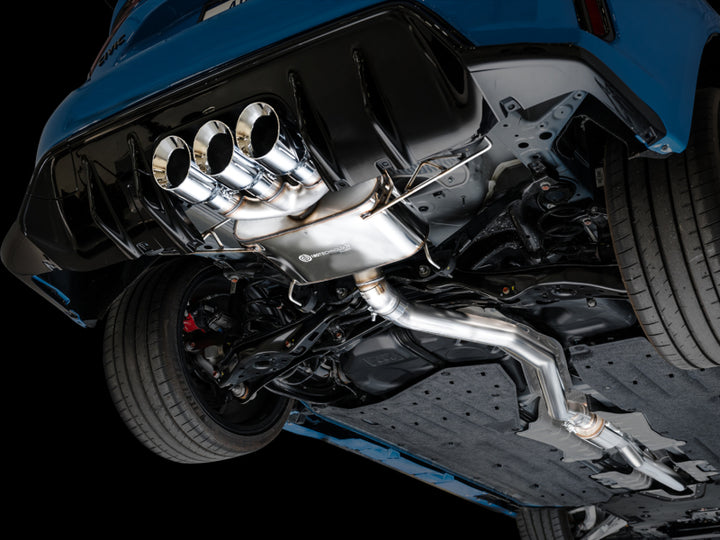 AWE Tuning 2023 Honda Civic Type R FL5 Touring Edition Exhaust w/ Triple Chrome Silver Tips.