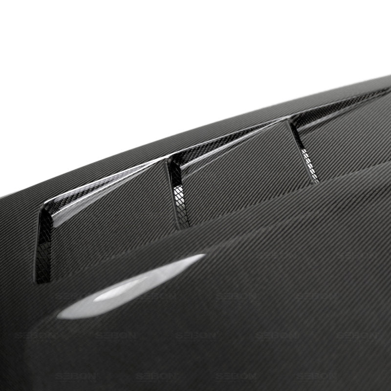 Seibon 14-20 Toyota Tundra TS-Style Carbon Fiber Hood.