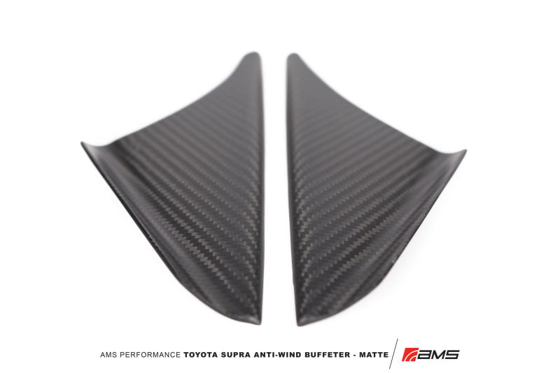 AMS Performance 2020+ Toyota GR Supra Anti-Wind Buffeting Kit - Matte Carbon.