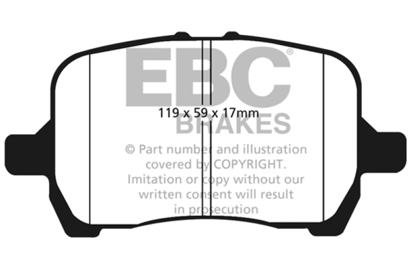 EBC 04-06 Chevrolet Cobalt 2.0 Supercharged Ultimax2 Front Brake Pads.