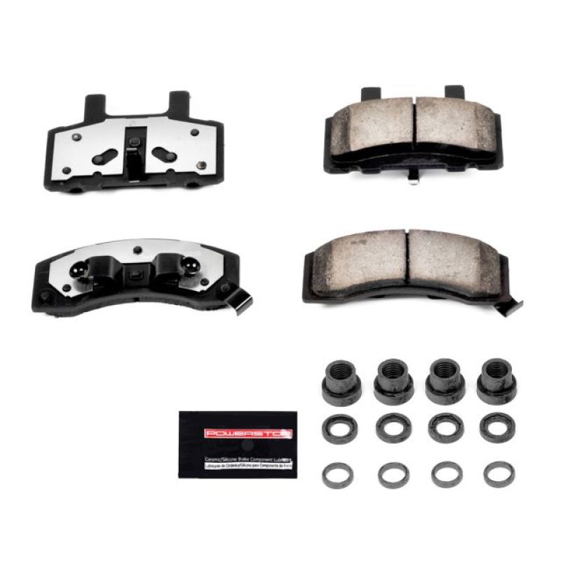 Power Stop 94-99 Chevrolet C1500 Suburban Front Z36 Truck & Tow Brake Pads w/Hardware.