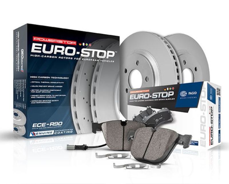 Power Stop 09-16 Audi A4 Rear Euro-Stop Brake Kit.