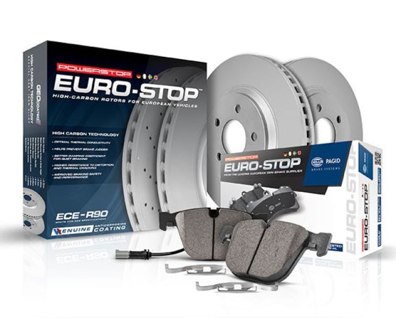 Power Stop 09-11 Audi A4 Front Euro-Stop Brake Kit.