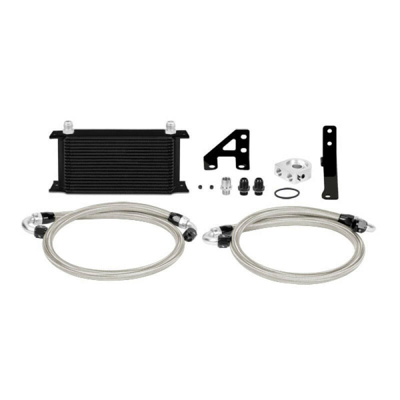 Mishimoto 15 Subaru STI Oil Cooler Kit - Silver.