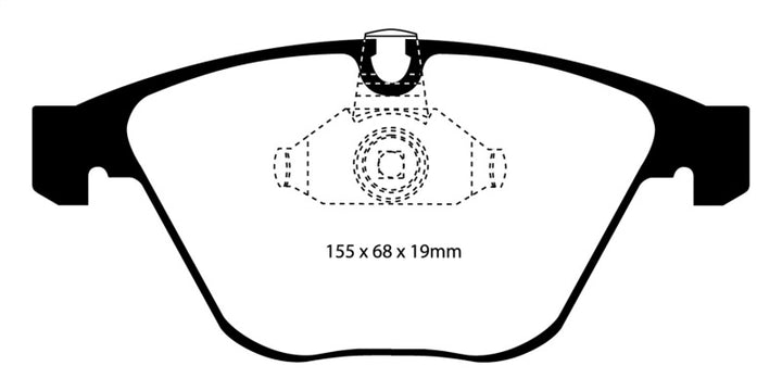 EBC 08-10 BMW M3 4.0 (E90) Yellowstuff Front Brake Pads.