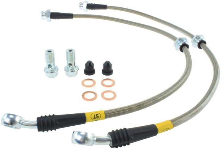 StopTech 89-1/98 Nissan 240SX Stainless Steel Front Brake Lines.