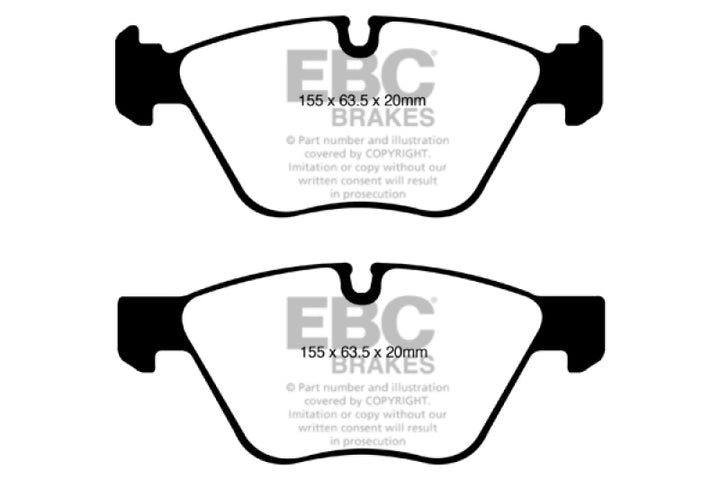 EBC 08-10 BMW 128 3.0 Yellowstuff Front Brake Pads