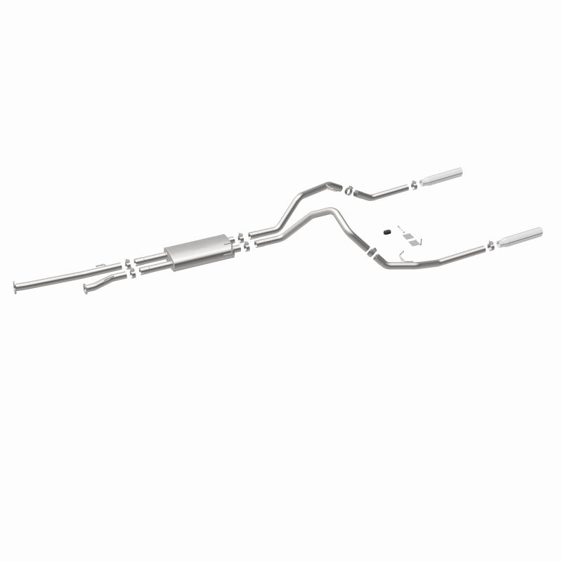 MagnaFlow 14 Toyota Tundra V8 4.6L/5.7L Stainless Cat Back Exhaust Dual Split Rear Exit.