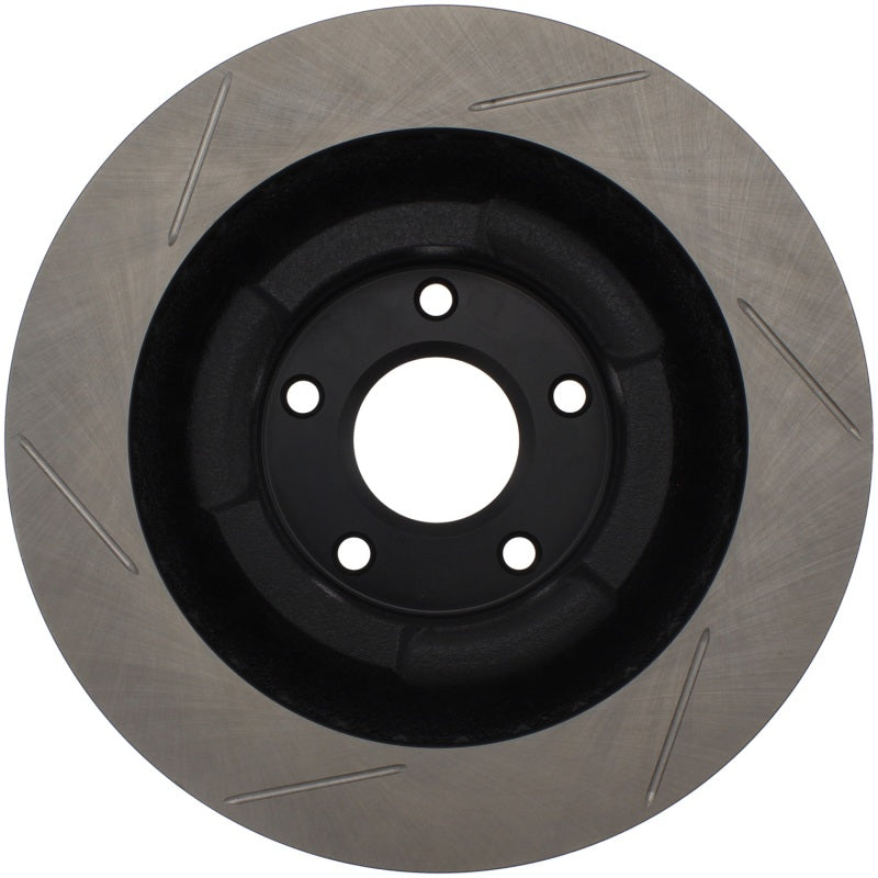 StopTech Power Slot 06-10 Chevrolet Corvette Front Left Slotted Rotor.