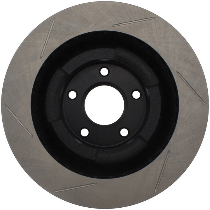 StopTech Power Slot 06-10 Chevrolet Corvette Front Left Slotted Rotor.