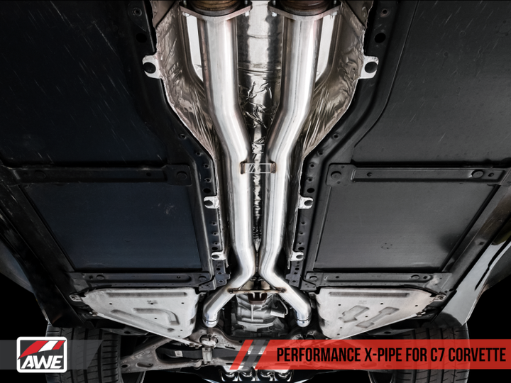 AWE Tuning 14-19 Chevy Corvette C7 Z06/ZR1 (w/o AFM) Touring Edition Axle-Back Exhaust w/Chrome Tips.