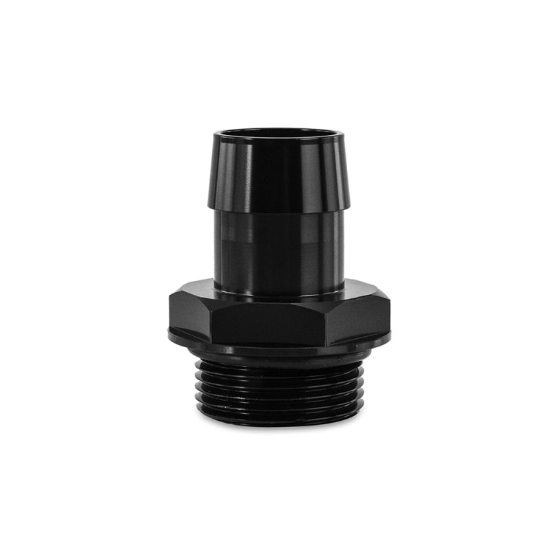Mishimoto -16ORB to 1in. Hose Barb Aluminum Fitting - Black.