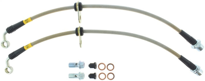 StopTech Stainless Steel Front Brake Lines 98-07 Toyota Land Cruiser.