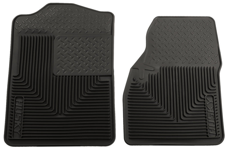 Husky Liners 94-01 Dodge Ram 1500/2500/3500/80-96 Ford Bronco Heavy Duty Black Front Floor Mats.