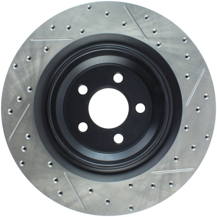 StopTech SportStop 06-09 Chrysler SRT-8 Rear Right Drilled & Slotted Rotor.