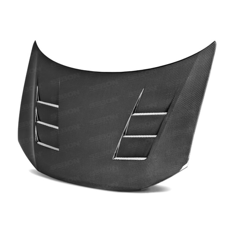 Seibon 12-13 Honda Civic 2dr TS-Style Carbon Fiber Hood.