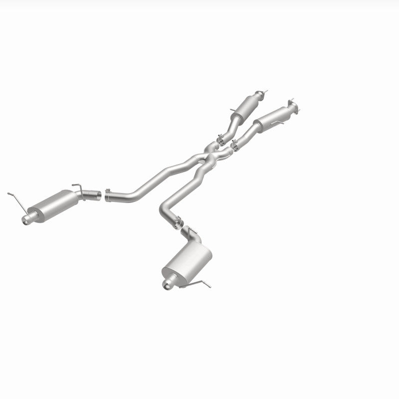 MagnaFlow 12 Jeep Grand Cherokee V8 6.4L Dual Split Rear Exit Stainless Cat Back Performance Exhaust.